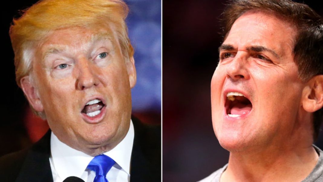 'Débil y patético': Trump está furioso mientras Mark Cuban hace campaña por Harris
