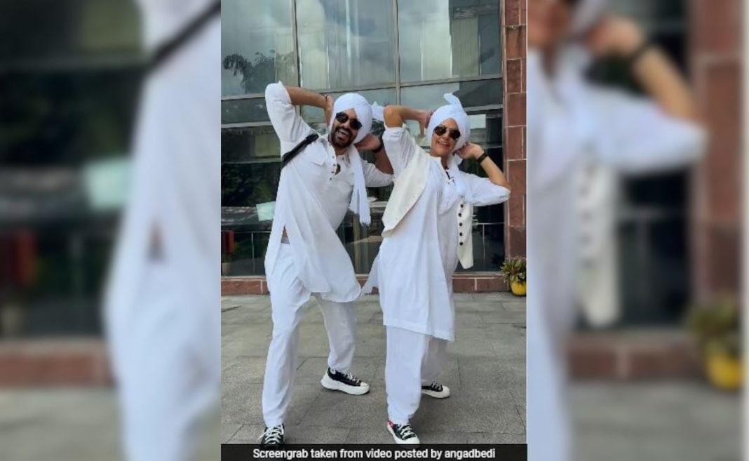 Dentro del Halloween temático de Diljit Dosanjh de Neha Dhupia y Angad Bedi: 