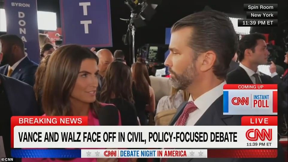 Donald Trump Jr. criticó a los medios de comunicación por crear narrativas que 