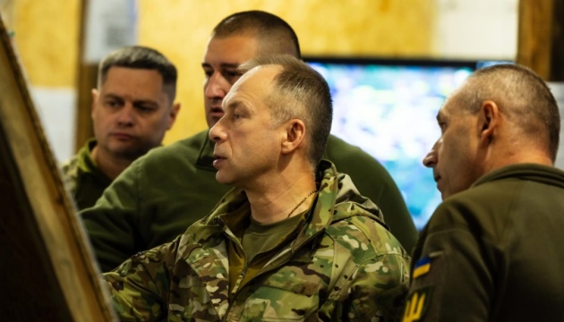 El CinC visita las unidades de las Fuerzas Armadas en el frente de Zaporizhzhia
