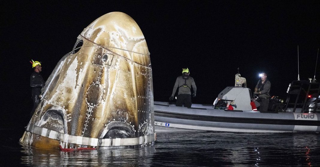 El astronauta SpaceX Crew-8 hospitalizado pero en 'condición estable' después del aterrizaje, dice la NASA
