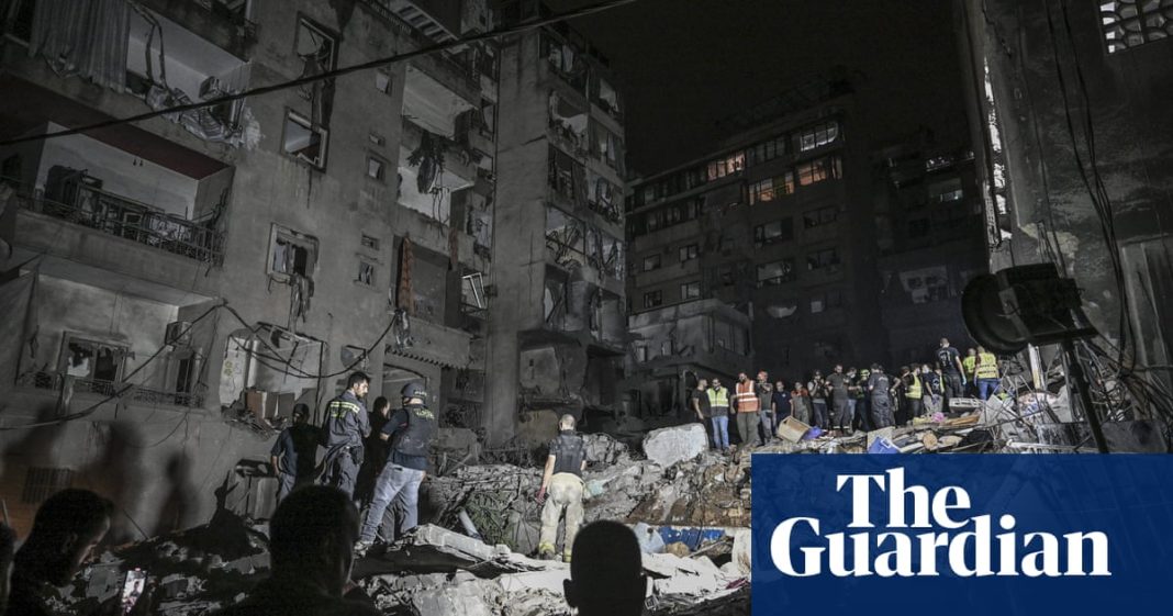 El ataque israelí en Beirut mata a 22 personas en el ataque más mortífero en el centro de la ciudad desde el inicio de la guerra
