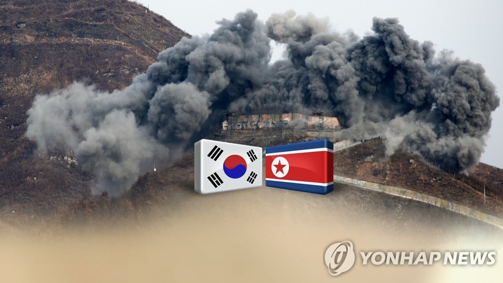 Military fails to verify underground facilities in 2018 demolition of N. Korean guard posts: report