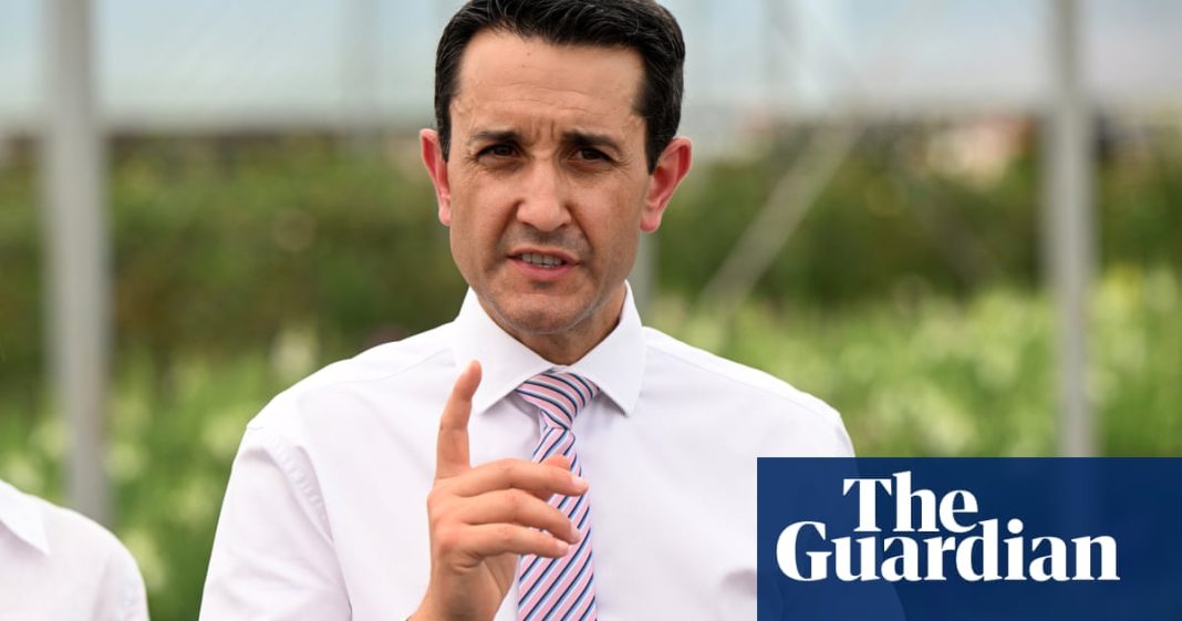 El líder del LNP lanza la campaña electoral de Queensland con la promesa de aislamiento obligatorio para los menores delincuentes
