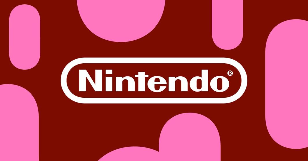 Vector illustration of the Nintendo logo.