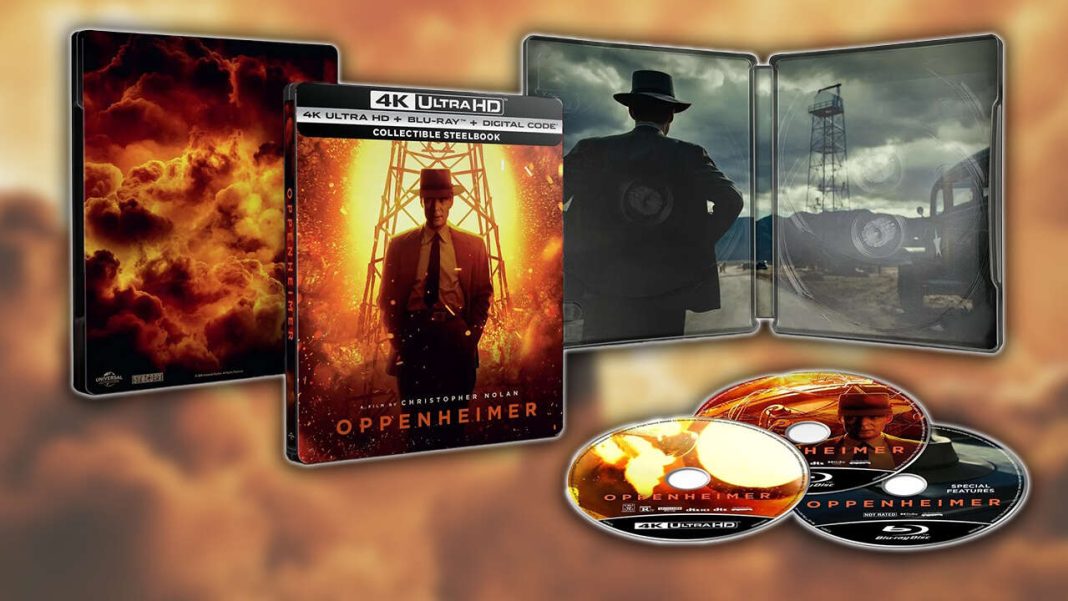 El nuevo Steelbook 4K de edición limitada de Oppenheimer cuesta solo $ 30 y es exclusivo de Walmart
