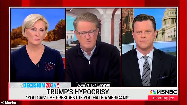 Los coanfitriones de Morning Joe de MSNBC se derrumbaron por el intercambio de comentarios de 'basura'