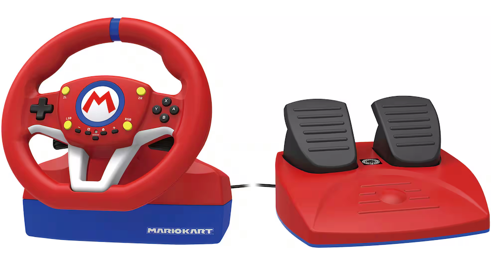 El volante de carreras oficial de Mario Kart Switch cae a un nuevo precio bajo en Amazon
