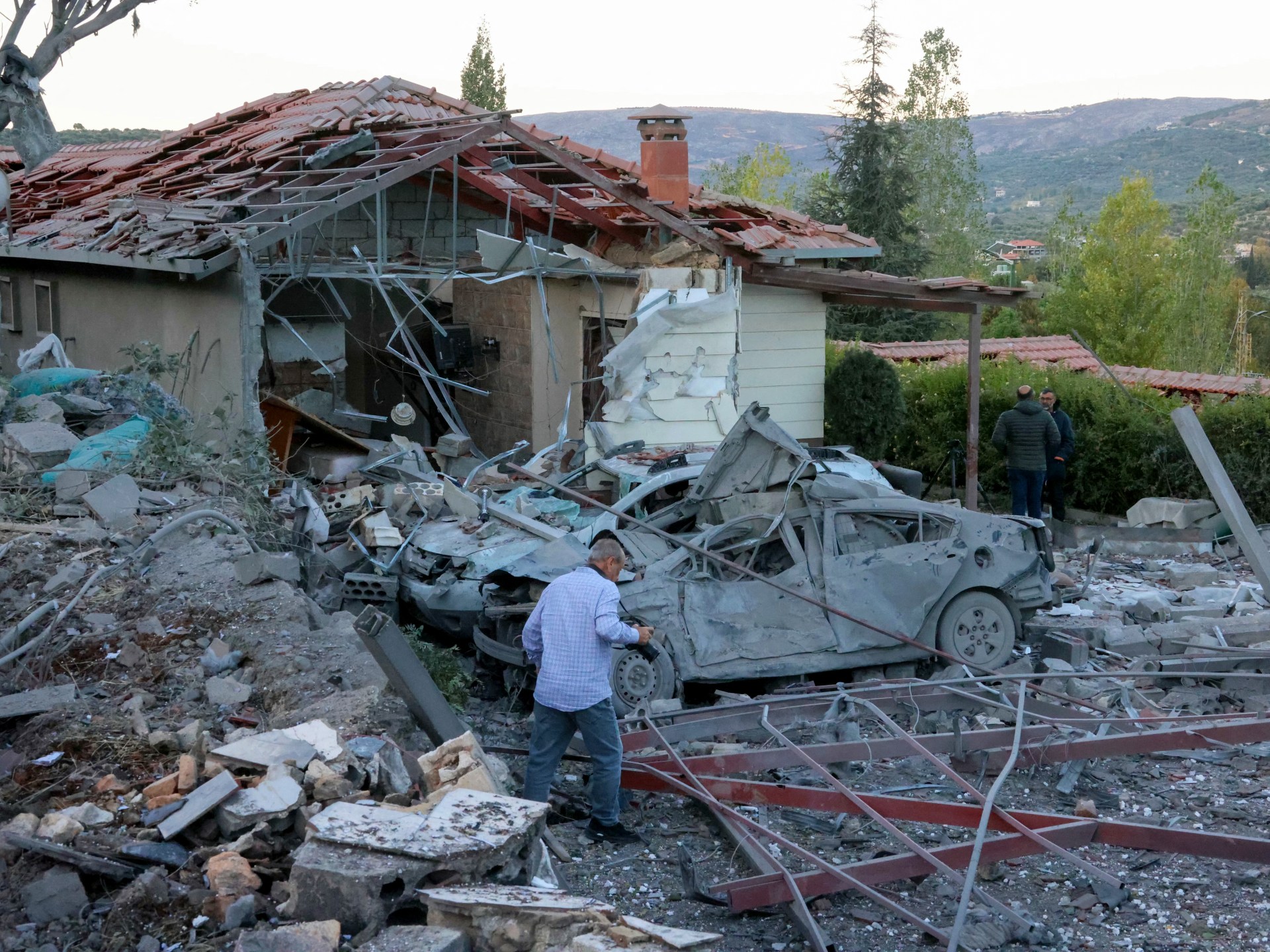 Fotos: Ataque aéreo israelí mata a periodistas en el sur del Líbano
