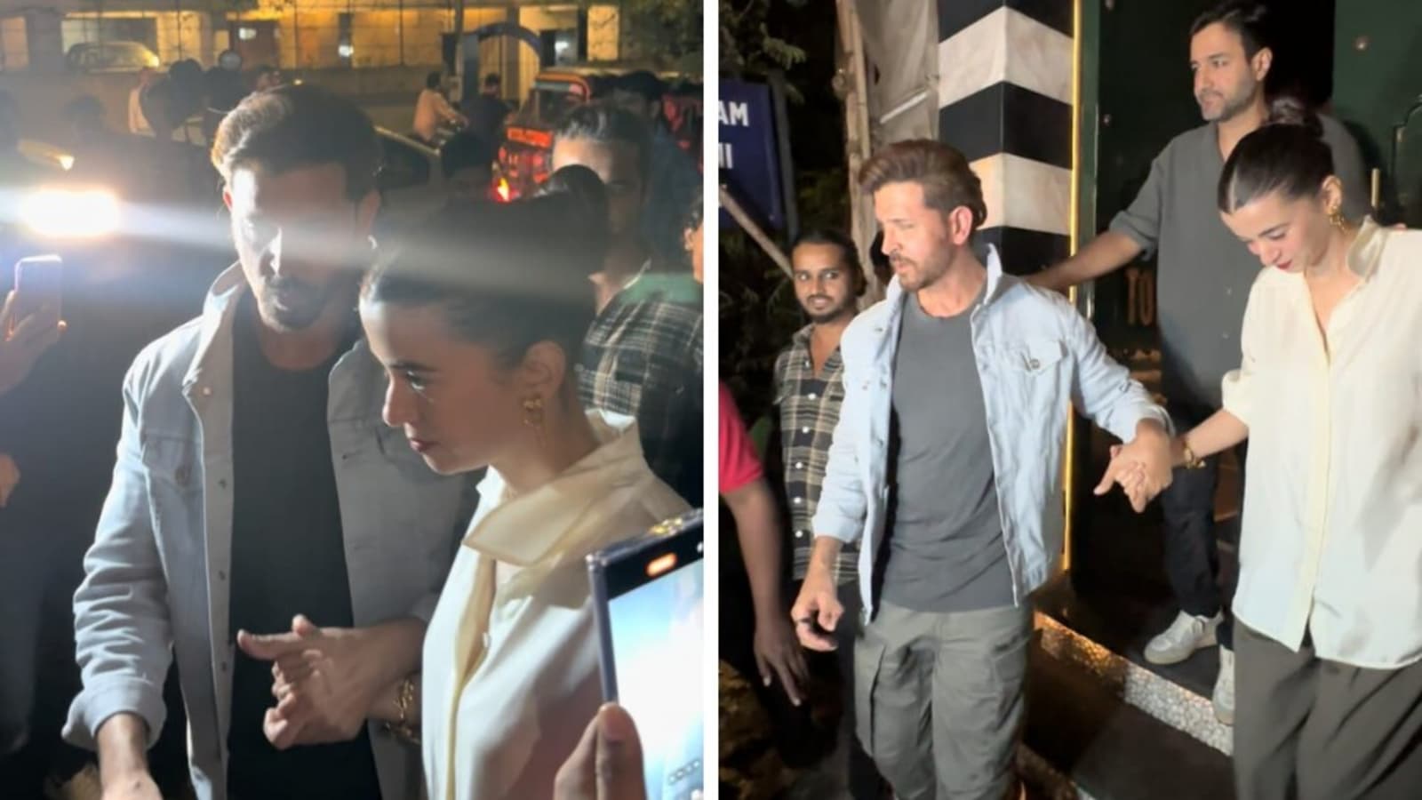 Hrithik Roshan abraza a su novia Saba Azad mientras revisan los paparazzi, los fanáticos adoran su lado de 'rey protector'. Mirar
