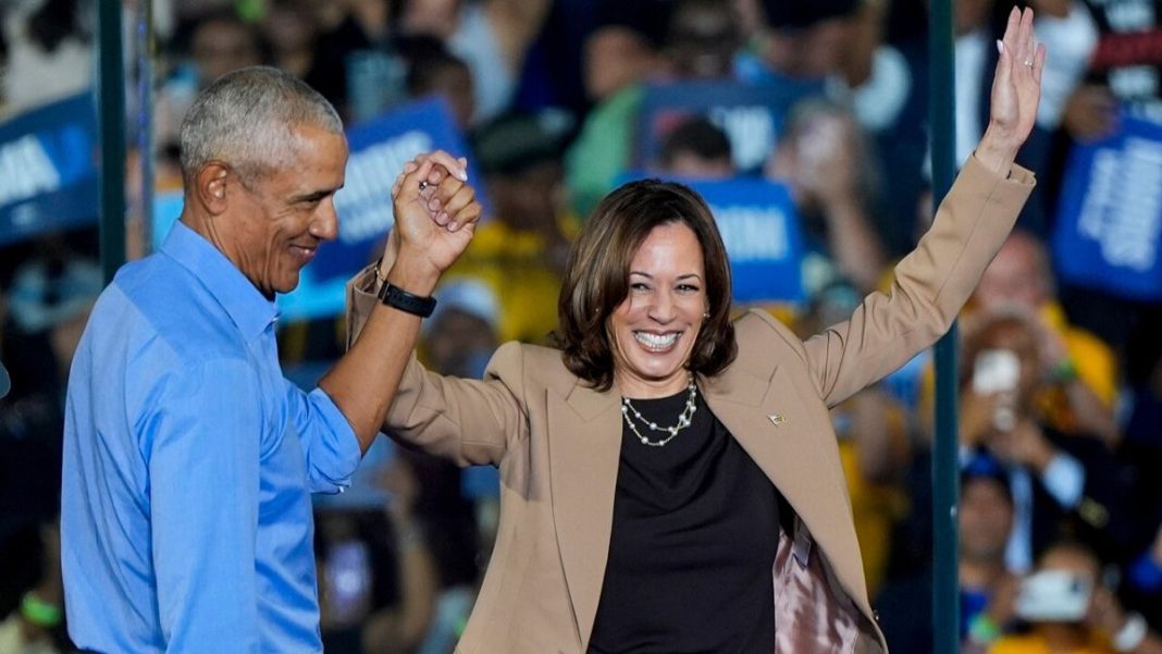 Kamala Harris y Barack Obama apuntan a los votantes negros en Georgia
