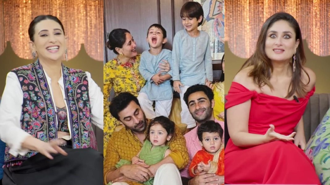 Karisma revela similitudes entre Taimur, Raha y ella misma; llama a Ranbir y Kareena los mayores conocedores de la industria
