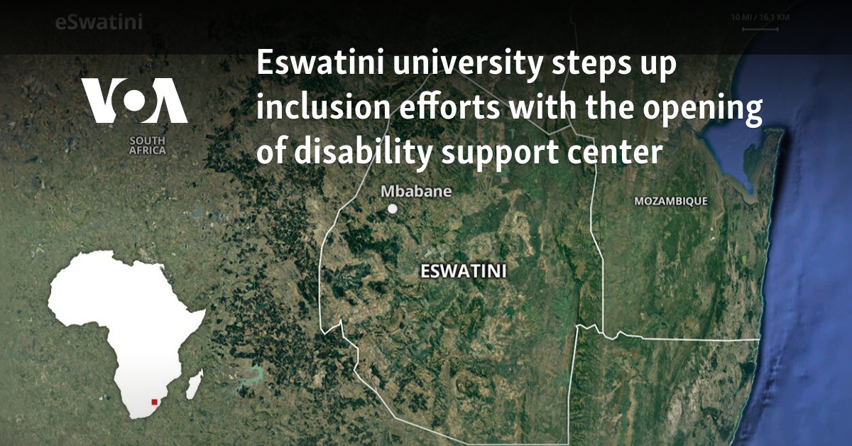 La Universidad de Eswatini intensifica sus esfuerzos de inclusión con la apertura de un centro de apoyo a la discapacidad
