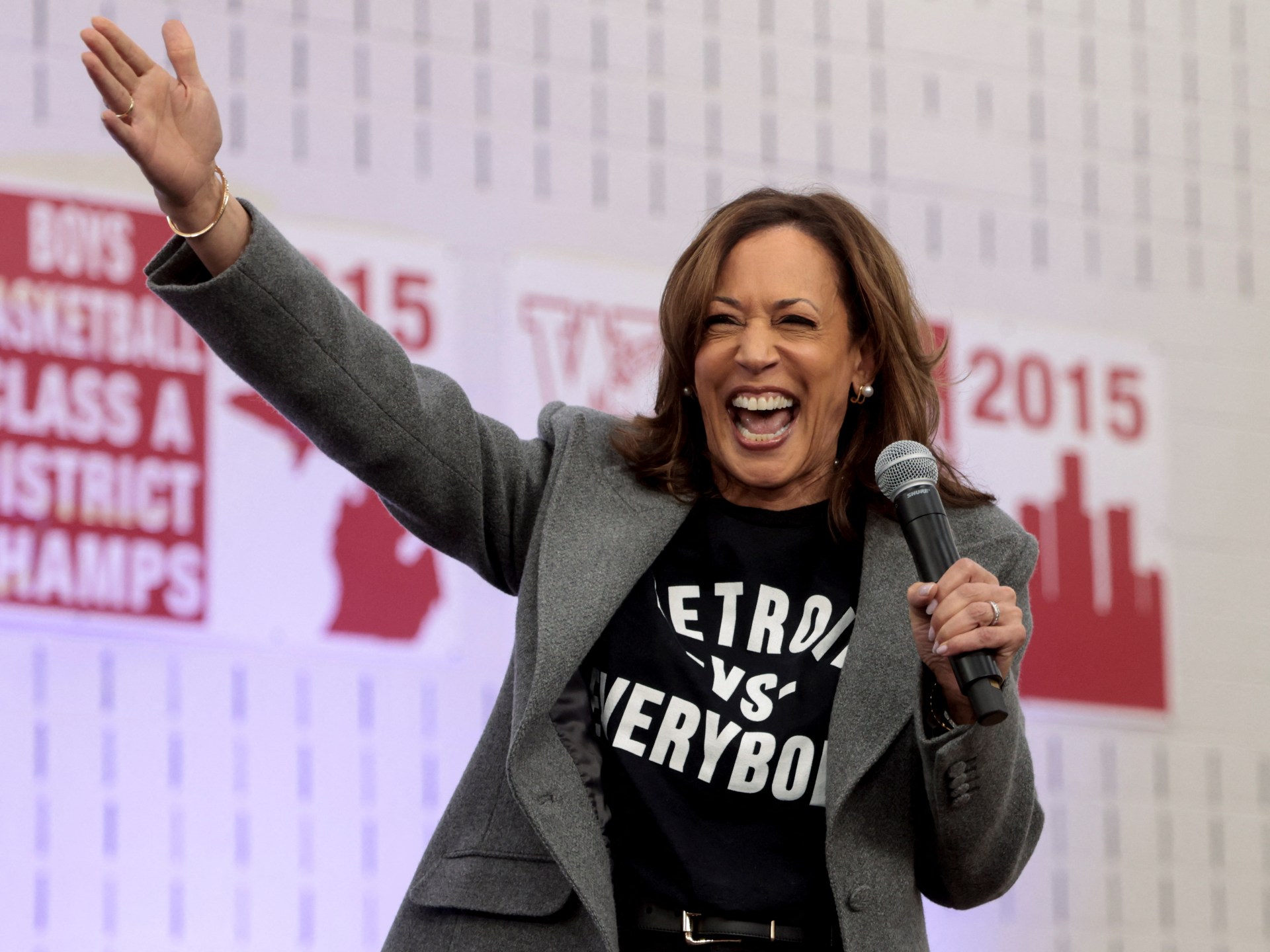 La campaña de Kamala Harris cuenta con el apoyo de celebridades en Detroit y Atlanta
