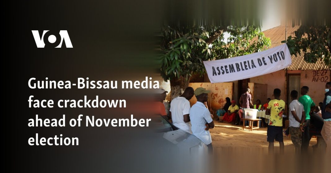 Los medios de comunicación de Guinea-Bissau enfrentan represión antes de las elecciones de noviembre
