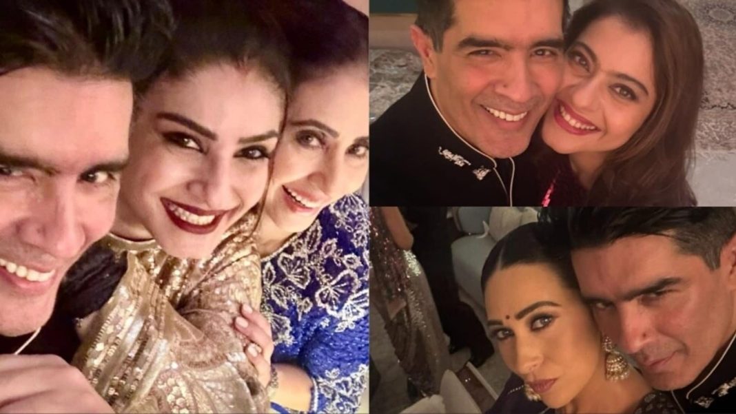 Manish Malhotra celebra 30 años de amistad con las superestrellas de los 90 Kajol, Karisma Kapoor, Raveena Tandon y Urmila.
