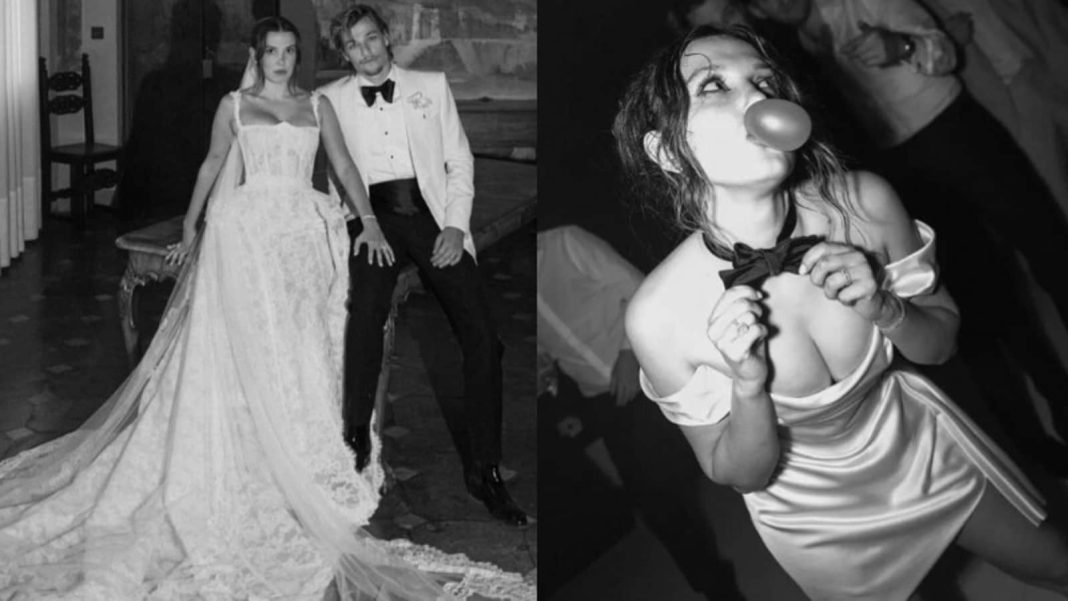 Millie Bobby Brown comparte el primer vistazo de su boda de ensueño con Jake Bongiovi. ver fotos
