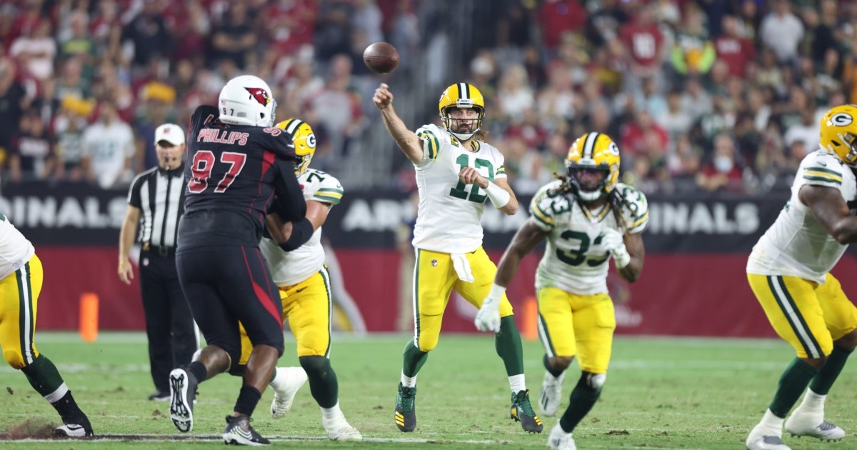 Mira NFL Arizona Cardinals vs Green Bay Packers hoy gratis: hora, transmisión y canal
