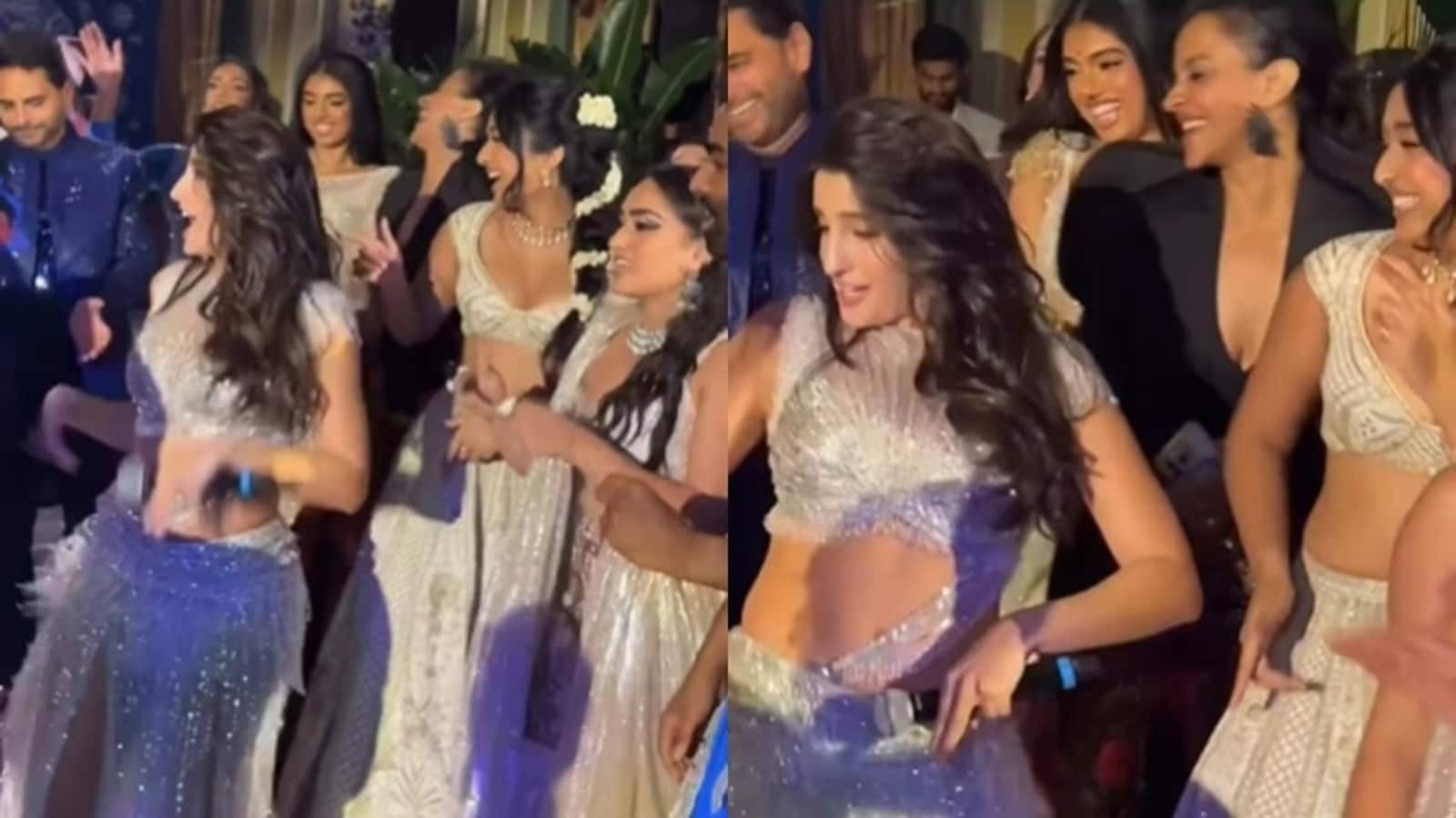 Nora Fatehi enseña movimientos de baile a Maitreyi Ramakrishnan, Avantika Vandanapu. Mirar
