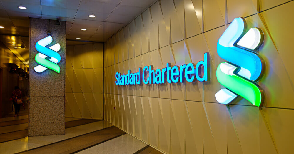 Hall de la Standard Chartered Bank