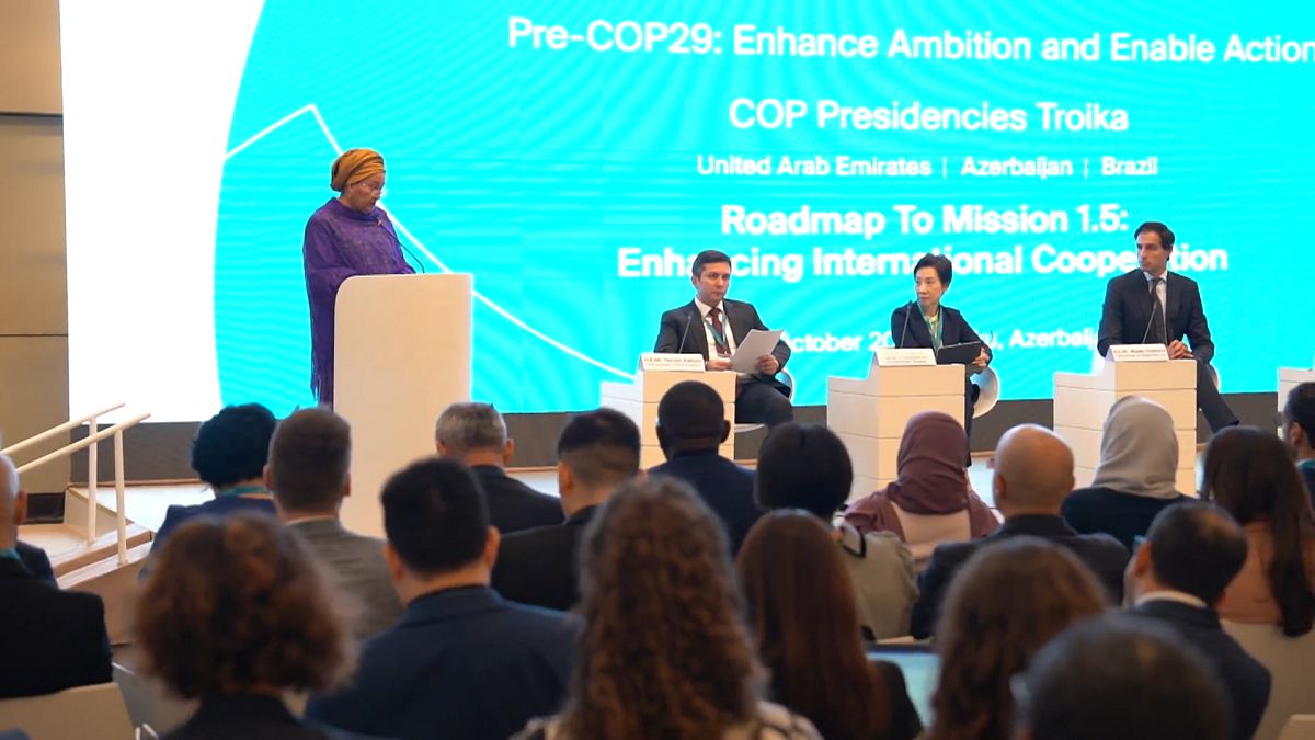 Pre-COP29 en Bakú: los líderes mundiales se reúnen en Bakú
