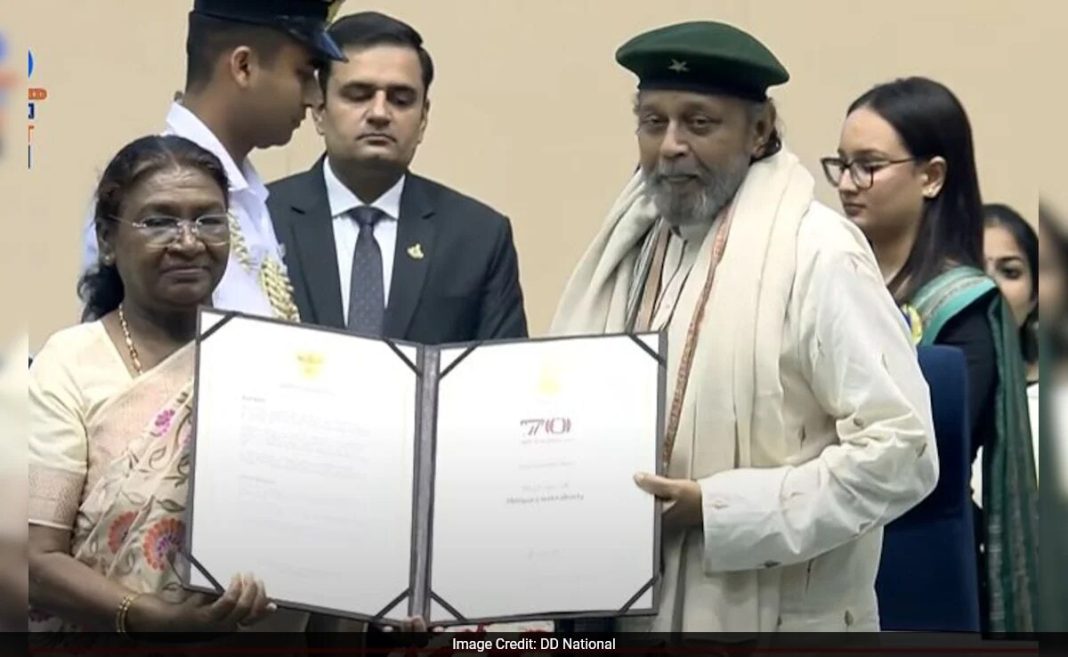 Premios nacionales: Mithun Chakraborty recibe el premio Dadasaheb Phalke
