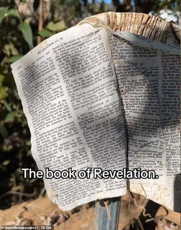 Un residente de Carolina del Norte descubrió que su Biblia había sobrevivido a las inundaciones del huracán Helene y estaba abierta al Libro del Apocalipsis.