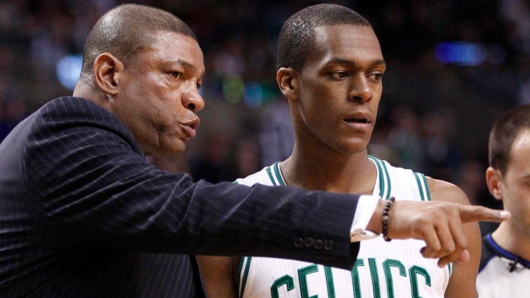 Rajon Rondo se une a los Bucks como entrenador invitado y se reúne con el ex entrenador de los Celtics, Doc Rivers: 