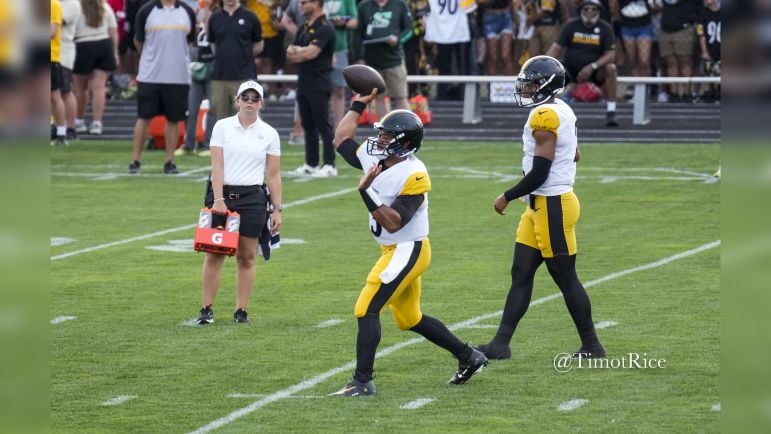 Russell Wilson Justin Fields Friday Night Lights Steelers training camp