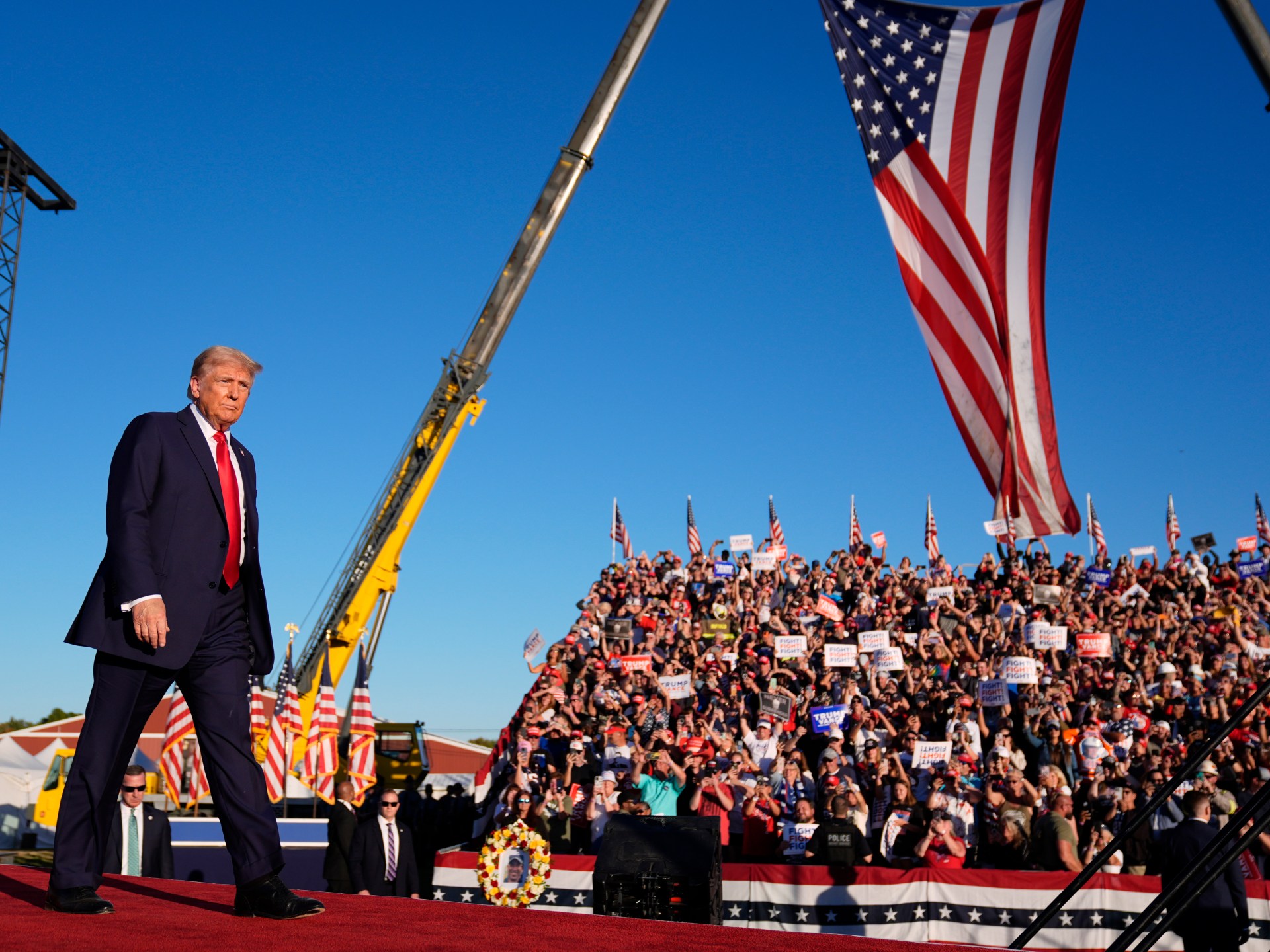 Trump se manifiesta en Butler, lugar del intento de asesinato en julio
