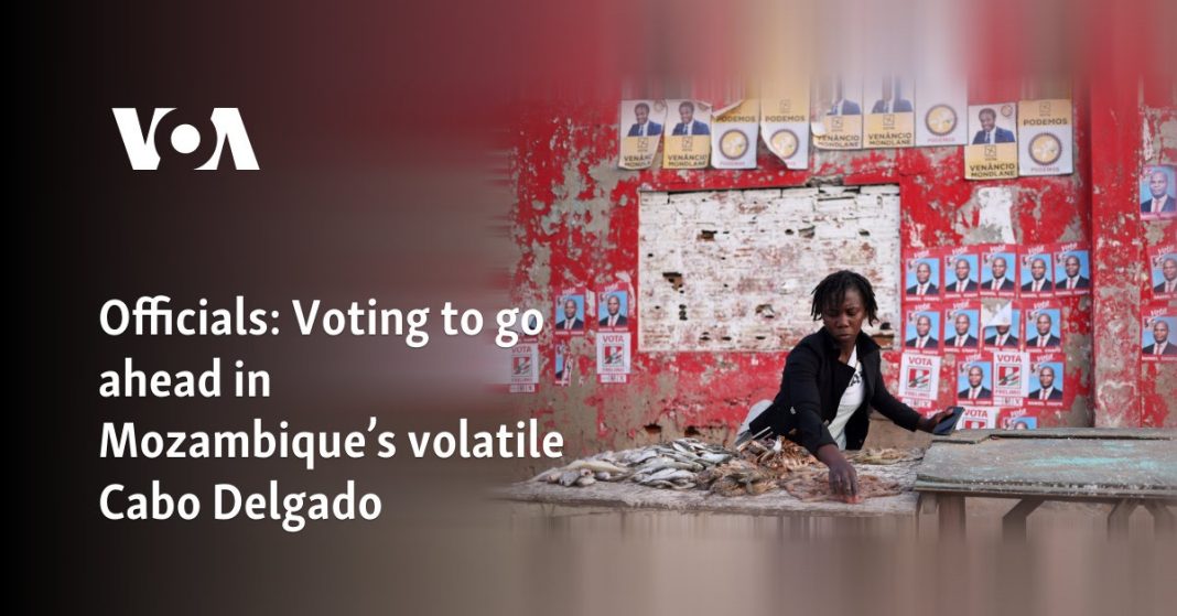 Votación para seguir adelante en el volátil Cabo Delgado de Mozambique
