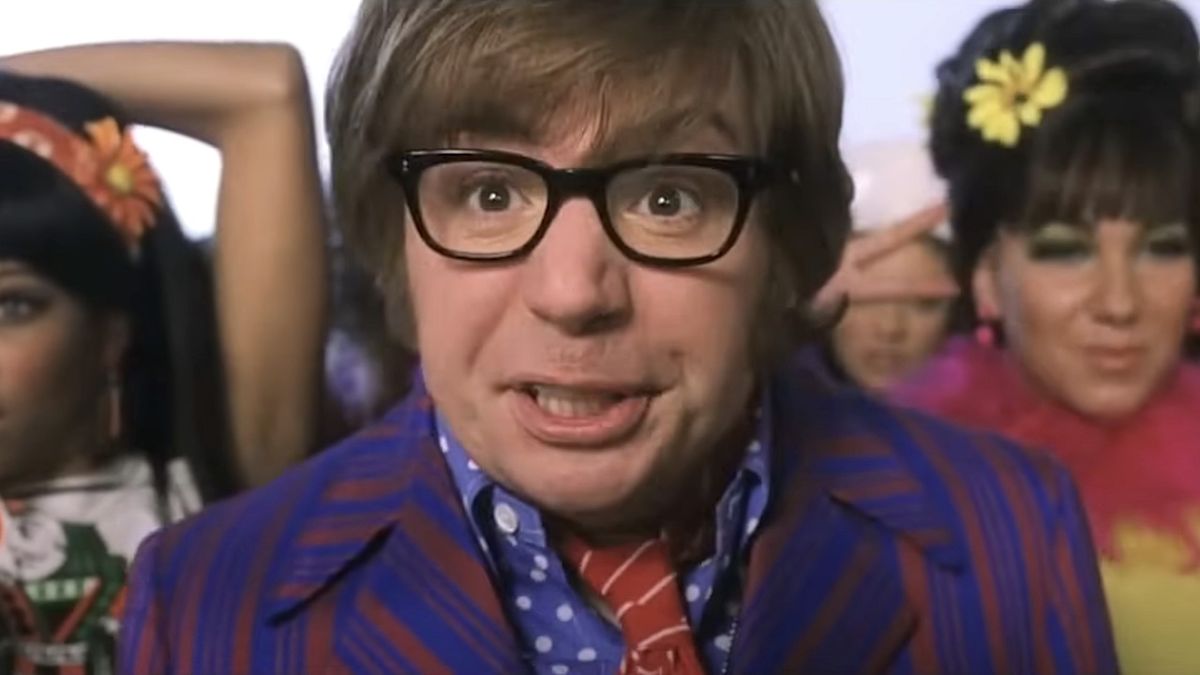 Austin Powers yelling out Britney Spears' name in Austin Powers in Goldmember