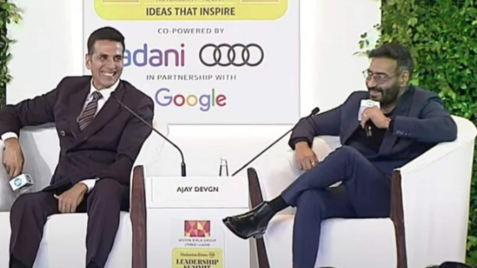 ¿Qué político puede convertirse en un buen actor? La ingeniosa respuesta de Akshay Kumar en HTLS
