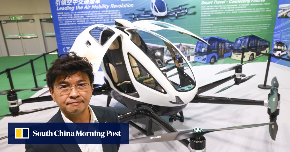 ¿Volar sobre Hong Kong en drones de pasajeros? La empresa dice que solo está esperando la aprobación
