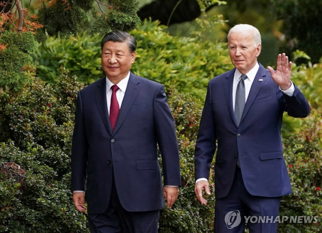 (LEAD) Biden to voice 'deep concern' over N.K. troop dispatch to Russia in summit with Xi this week: senior U.S. official