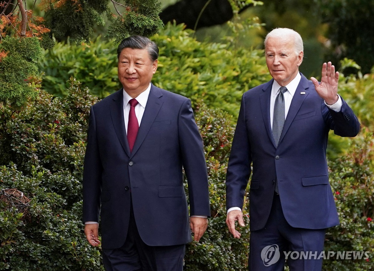 (LEAD) Biden to voice &apos;deep concern&apos; over N.K. troop dispatch to Russia in summit with Xi this week: senior U.S. official