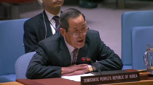 (LEAD) N.K. envoy sidesteps question on troop deployment to Russia at UNSC meeting