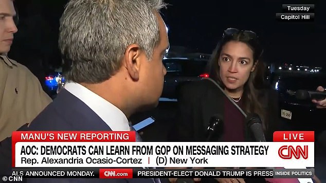 Alexandria Ocasio-Cortez admite que los demócratas pueden 