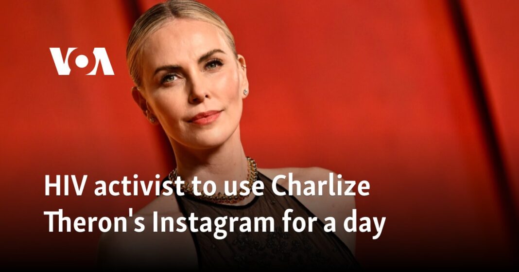 Activista contra el VIH usará el Instagram de Charlize Theron por un día
