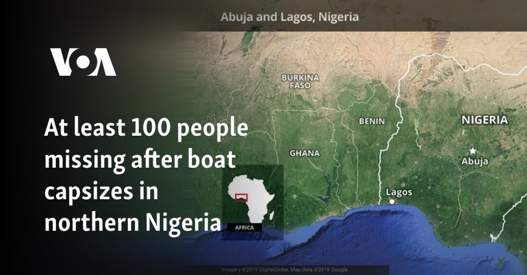 Al menos 100 personas desaparecidas tras el naufragio de un barco en el norte de Nigeria
