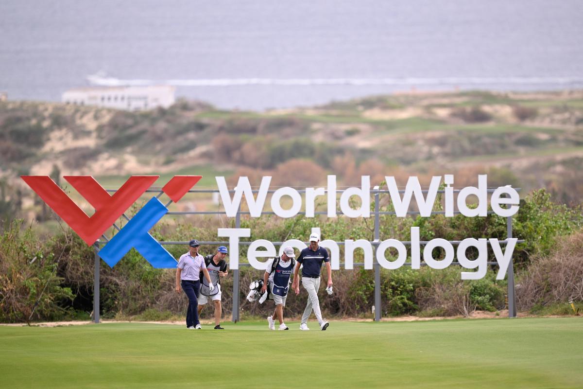 Campo listo para 2024 World Wide Technology en el campo de Tiger Woods en Cabo San Lucas, México
