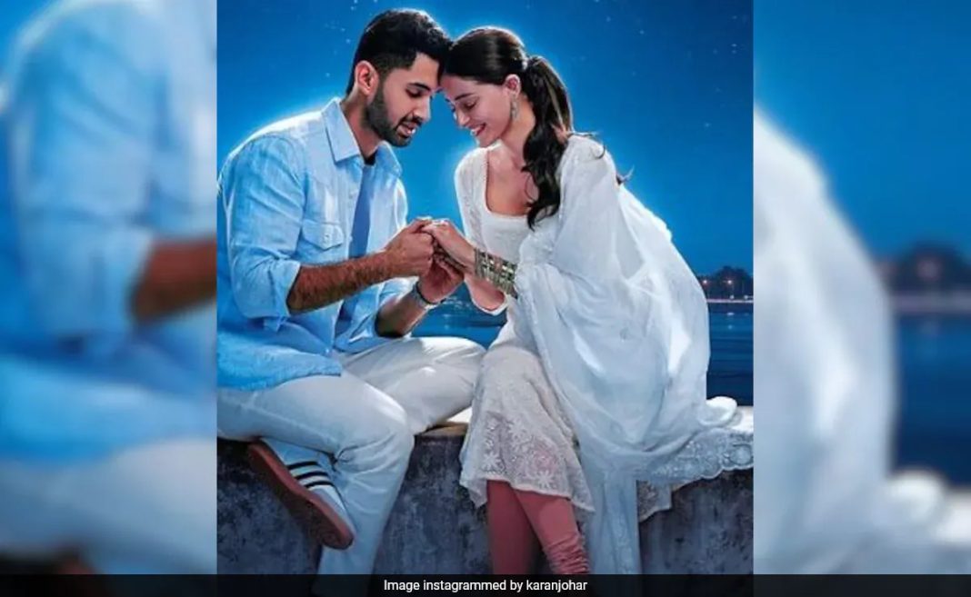 <i>Chand Mera Dil</i> Pósteres de primer vistazo: Ananya Panday más Lakshya es igual a romance
