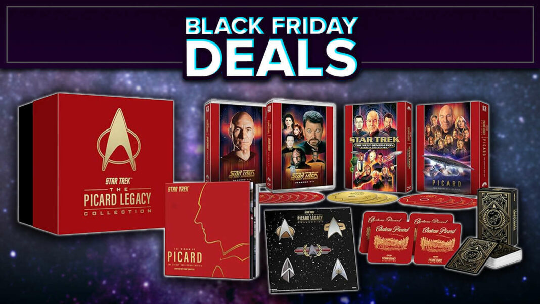 Colección Blu-Ray Star Trek Picard Legacy de 54 discos a la venta al mejor precio hasta el momento para el Black Friday
