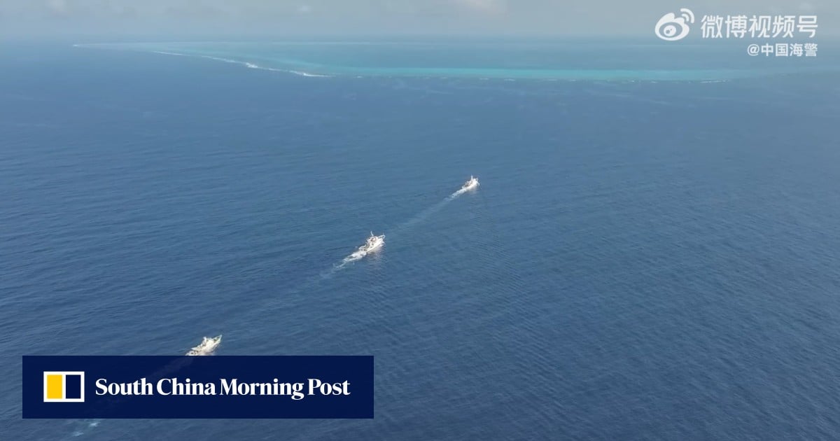 Después del EPL, las patrullas de la guardia costera china disputaron Scarborough Shoal
