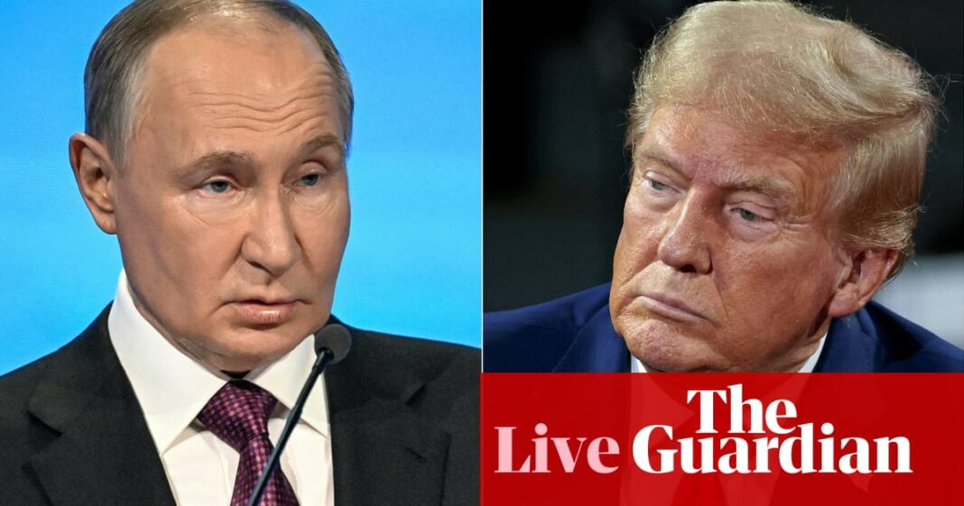 El Kremlin niega informes sobre la llamada entre Trump y Putin sobre Ucrania – US politics live
