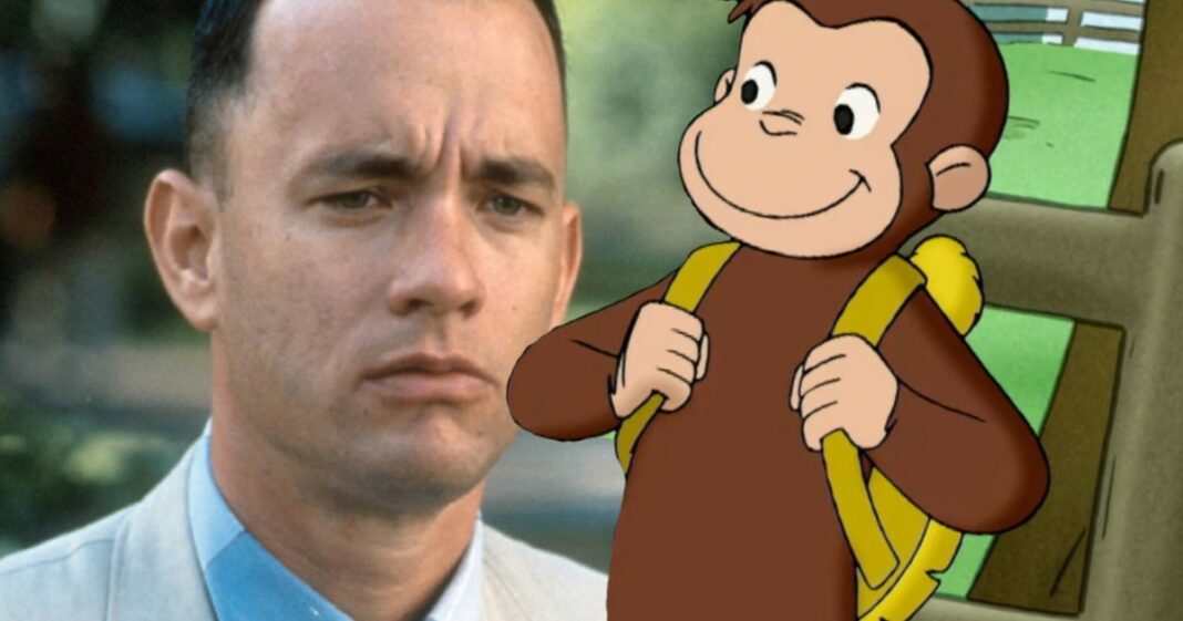 El borrador original de Forrest Gump incluía una aparición de George el Curioso, dice Robert Zemeckis
