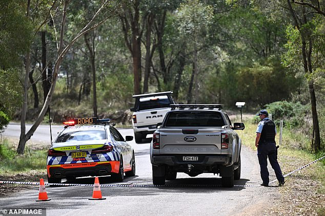 Los restos del adolescente fueron localizados en un matorral cerca de Wilton Park Road (en la foto) en Wilton, a unos 80 kilómetros al suroeste del distrito financiero de Sydney, alrededor de las 7:25 a. m. del sábado.