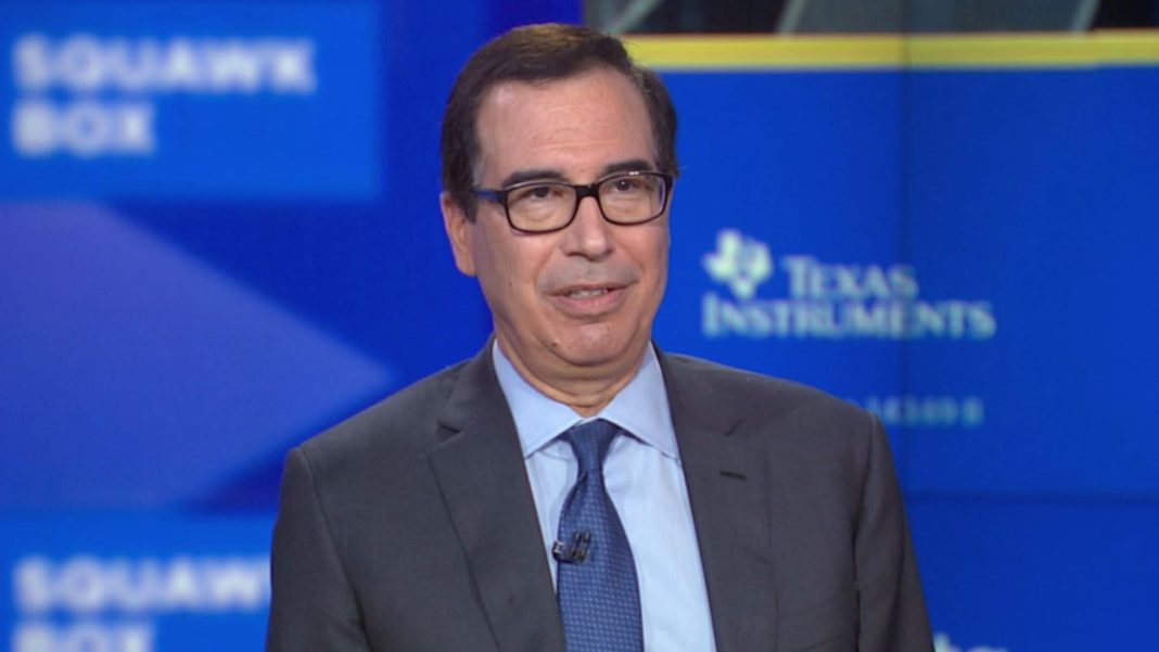 El exsecretario del Tesoro Mnuchin dice que las principales prioridades de Trump serán los recortes de impuestos, las sanciones a Irán y los aranceles
