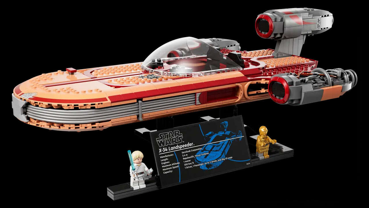 El juego de Lego Landspeeder de Luke Skywalker tiene más de $ 80 de descuento para el Black Friday, pero debes darte prisa
