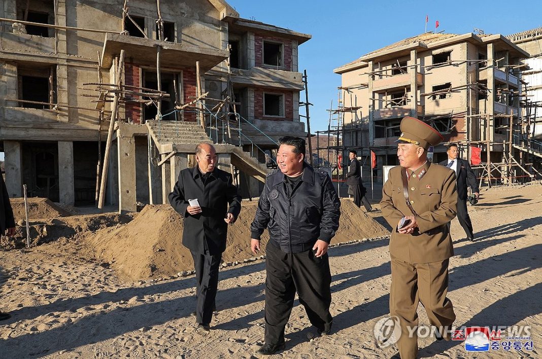 N. Korean leader urges completion of flood rehabilitation before Dec. party meeting